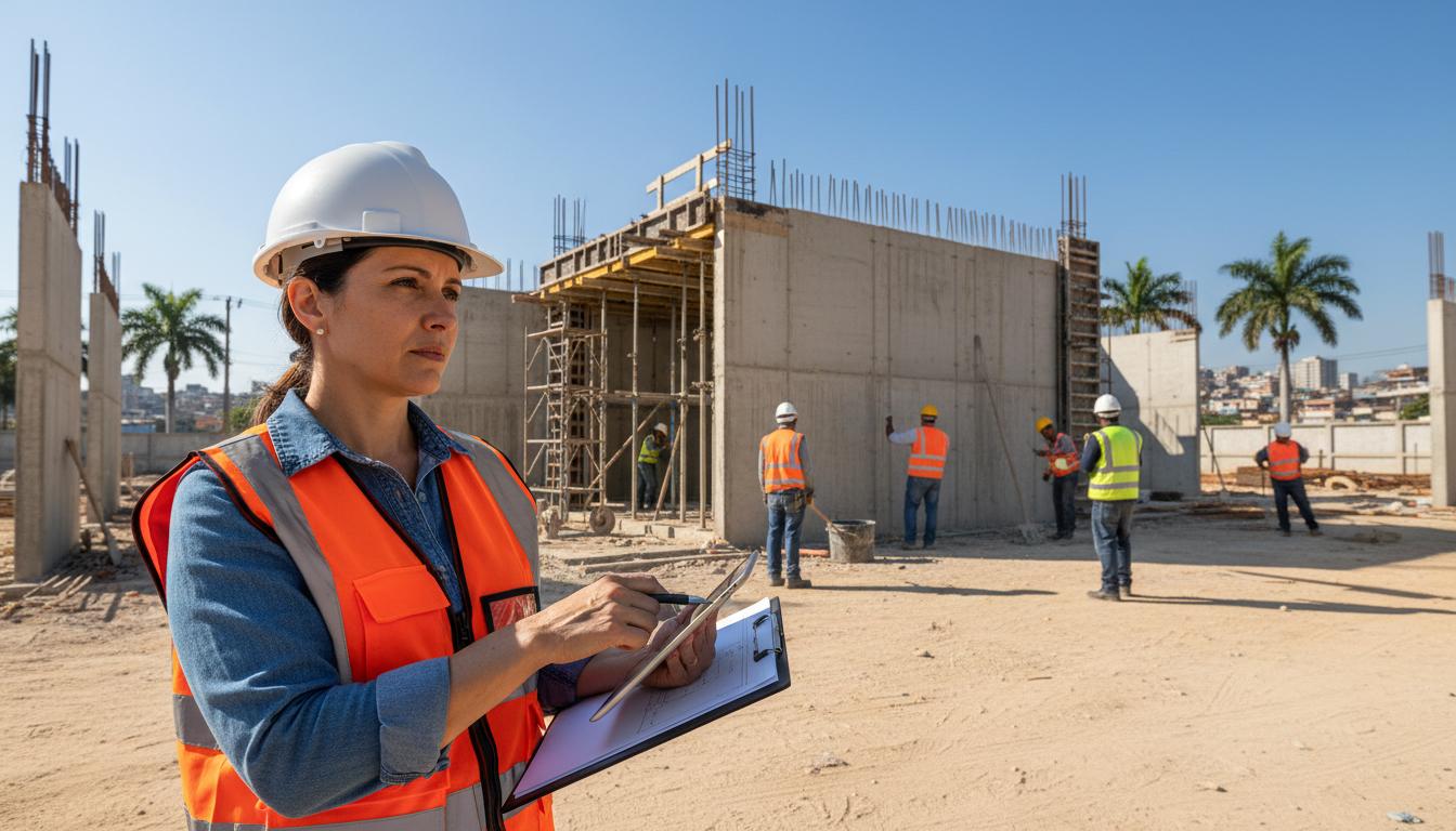 Fiscalização e administração de obras - Réponse